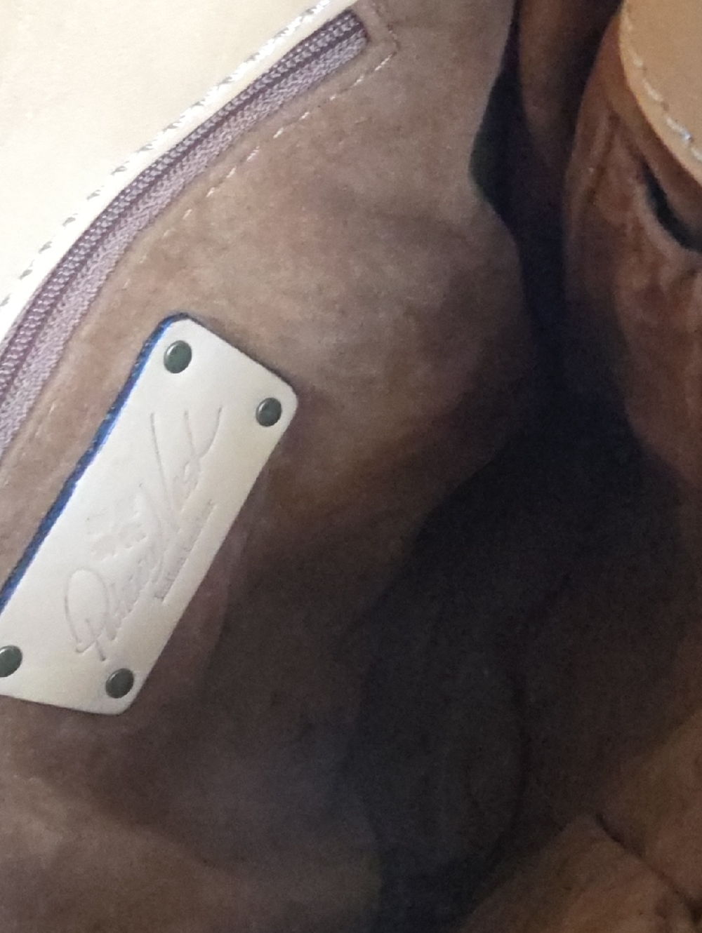 PATRICIA NASH NWOT Italian Folklore Tan Crossbody with Dust Bag - Picture 9 of 11